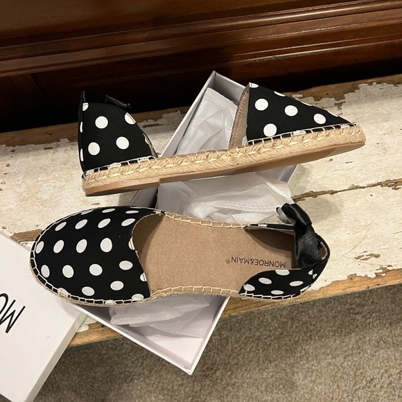 Monroe & Main ankle wrap espadrille size 8 1/2 M - Picture 4 of 8